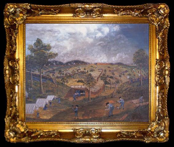 framed  unknow artist Siege of Vicksburg, ta009-2